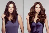 Revlon-antesydespues Tratamiento de queratina pelo risado